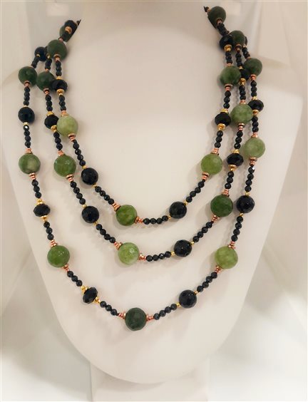 Collana Rudelli Zambetti Gioielli Donna Morgana gioielli in argento in Pietre dure Onice CM2 - CM2
